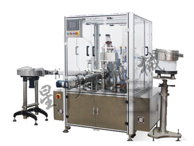 乳液灌裝旋蓋聯(lián)動一體機(jī)